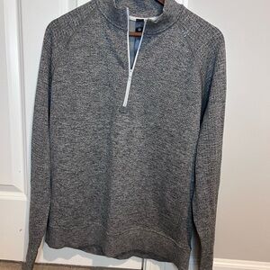 lululemon athletica Men's Charcoal Zip-Up Sweater